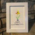 March Birth Flower Daffodil Sea Glass Framed Art - image 7