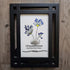 November Birth Flower Chrysanthemum Sea Glass Framed Art - image 5