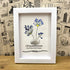 November Birth Flower Chrysanthemum Sea Glass Framed Art - image 2