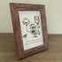 "Future of Dreams" Hourglass With Bird Sea Glass Framed Art - image 8