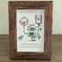 "Future of Dreams" Hourglass With Bird Sea Glass Framed Art - image 7