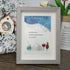 Summer Magical Firework Scene Sea Glass Framed Art - image 4