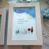 Summer Magical Firework Scene Sea Glass Framed Art - image 5