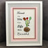 Friends Make Life Beautiful Floral Sea Glass Framed Art - image 8