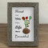 Friends Make Life Beautiful Floral Sea Glass Framed Art - image 6