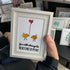 Best Part of My Day Adorable Birds Sea Glass Framed Art - image 0