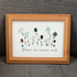 Flowers Are Nature's Smile Sea Glass Framed Art - image 6