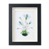 Whimsical Bouquet Flower Sea Glass Framed Art - image 11