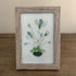 Whimsical Bouquet Flower Sea Glass Framed Art - image 3