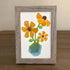 Sunshine Blooms Sea Glass Framed Art - image 5