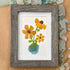 Sunshine Blooms Sea Glass Framed Art - image 6