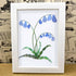 Bluebell Elegance Sea Glass Framed Art - image 3