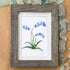 Bluebell Elegance Sea Glass Framed Art - image 4