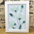 Whispering Blooms Sea Glass Framed Art - image 4
