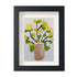 Yellow Flowers Blooms Sea Glass Framed Art - image 11