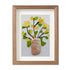 Yellow Flowers Blooms Sea Glass Framed Art - image 10