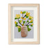 Yellow Flowers Blooms Sea Glass Framed Art - image 9