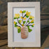 Yellow Flowers Blooms Sea Glass Framed Art - image 5