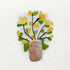 Yellow Flowers Blooms Sea Glass Framed Art - image 8