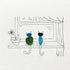 Two Cats Window Watchers Sea Glass Framed Art - image 10