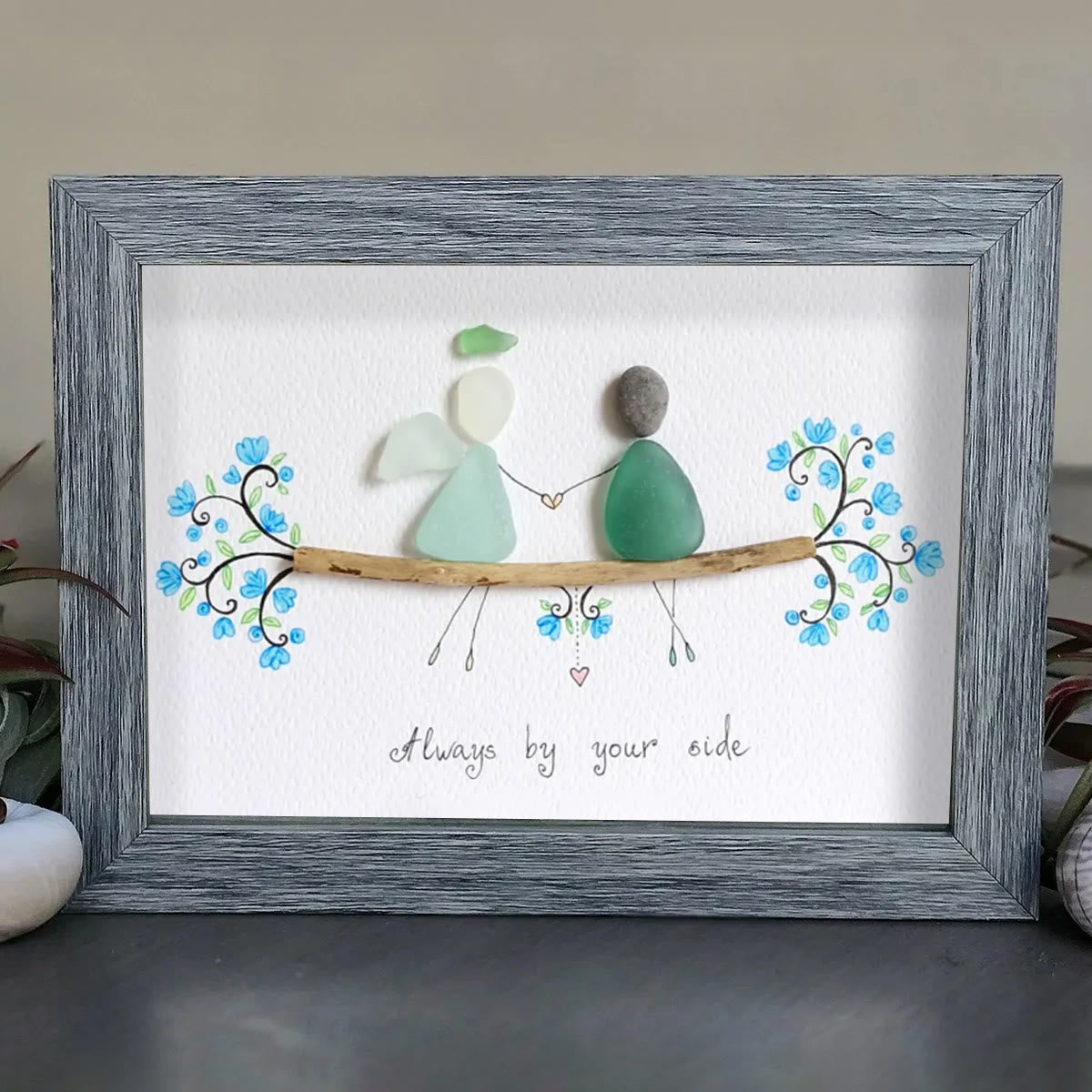 Always By Your Side Sea Glass Framed Art - image 5
