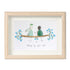 Always By Your Side Sea Glass Framed Art - Oak - 6" X 8" - image 11