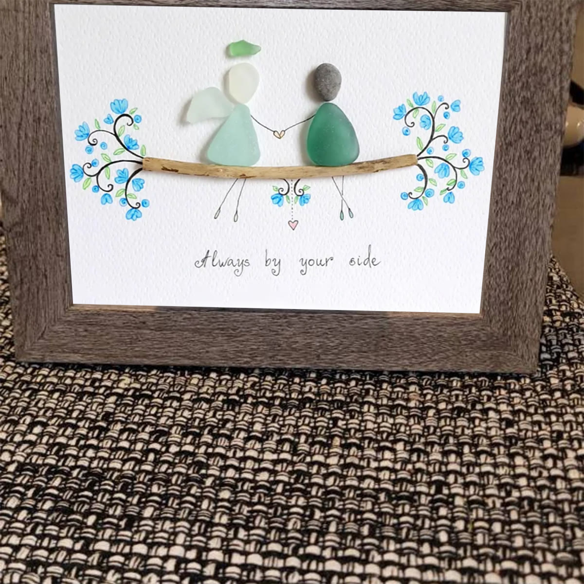 Always By Your Side Sea Glass Framed Art - image 8