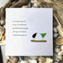 Inspirational Quote Sea Glass Framed Art - Seaglass Card - 8" X 8" - image 1