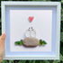 Sweetheart Birds Romantic Couple Sea Glass Framed Art - image 8