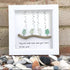 Heartful Melody Music Faith Bird Sea Glass Framed Art - image 5