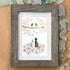 Romantic Blossom & Cats Couple Sea Glass Framed Art - image 6