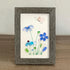 Coastal Wildflower Meadow Sea Glass Framed Art - image 0