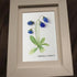 Elegant Blue Campanula Barbata Sea Glass Framed Art - image 8