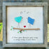 Unique Melody Couple Valentine's Day Sea Glass Framed Art - image 3
