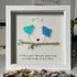 Unique Melody Couple Valentine's Day Sea Glass Framed Art - image 8