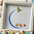 Love You to the Moon and Back Sea Glass Framed Art - image 4