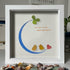 Love You to the Moon and Back Sea Glass Framed Art - image 5