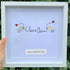Happy Valentine’s Day I Love You Lovebirds Sea Glass Framed Art - image 7