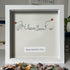 Happy Valentine’s Day I Love You Lovebirds Sea Glass Framed Art - image 5