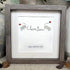 Happy Valentine’s Day I Love You Lovebirds Sea Glass Framed Art - image 2