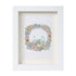 Family Birds In The Nest Sea Glass Framed Art - White - 8" X 6" - image 13