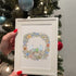 Family Birds In The Nest Sea Glass Framed Art - image 0