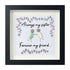 Always My Sister Forever My Friend Sea Glass Framed Art - Black - 8" X 8" - image 10