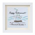 Cheers And Happy Retirement Sea Glass Framed Art - White - 8" X 8" - image 11