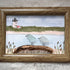 Peaceful Shores Birds In Pairs Sea Glass Framed Art - image 2