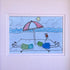 A Beach Day Joy Of Companionship Sea Glass Framed Art - image 3