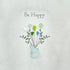 Be Happy Flower Bouquet Sea Glass Framed Art - image 7