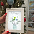Be Happy Flower Bouquet Sea Glass Framed Art - image 2