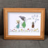 Chasing Bubbles Family Sea Glass Framed Art - image 3