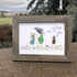 Chasing Bubbles Family Sea Glass Framed Art - image 7